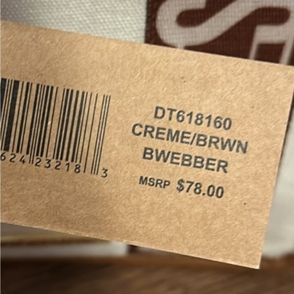 Steve Madden BWebber Tan White Canvas Crossbody logo Belt Satchel Bag - Picture 11 of 11